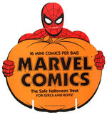 "AMAZING SPIDER-MAN" MARVEL COMICS HALLOWEEN DISPLAY SIGN.