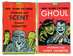 "SPOOKING SIZE CANDY CIGARETTES" CANDY BOXES.