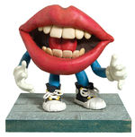 "TANG" LIPS WILL VINTON CLAYMATION FIGURE.
