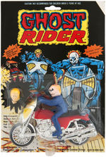 "GHOST RIDER" MOTORCYCLE & "MIGHTY MARVEL SUPER-HEROES" STAMP SET.