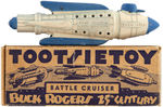 "BUCK ROGERS TOOTSIETOY" BOXED SHIP PAIR.