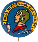 BUCK ROGER BUTTON & BADGE LOT.