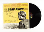 "EASY RIDER" RECORD ALBUM WITH NICHOLSON, FONDA, HOPPER SIGNATURES.