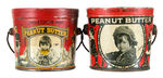 "JACKIE COOGAN PEANUT BUTTER" PAIL PAIR AND WHISTLE.