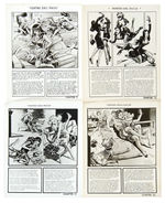 "FIGHTING GIRLS FRACAS" MAIL ORDER SERIAL PHOTOS WITH ART BY ERIC STANTON AND JIM.