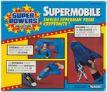 KENNER SUPERPOWERS "SUPERMOBILE" PROOF PAIR AND BOXED VEHICLE.