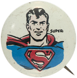 SUPERMAN KELLOGG'S "PEP" PROMOTIONAL PAPER & PIN.