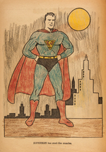 SUPERMAN COLORING BOOK SAALFIELD.
