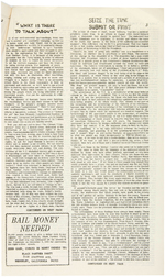 BLACK PANTHER PARTY PEOPLE NEWS SERVICE BULLETIN FRED HAMPTON MURDER AND SUBSCRIPTION FORM.