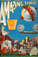 "AMAZING STORIES" PULP BEDSHEET MAGAZINE BOUND VOLUME SET FEATURING FIRST APPEARANCE OF BUCK ROGERS.
