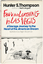 HUNTER S. THOMPSON "FEAR AND LOATHING IN LAS VEGAS" FIRST EDITION HARDCOVER BOOK.