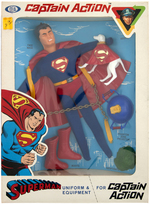 "CAPTAIN ACTION - SUPERMAN UNIFORM & EQUIPMENT" BOXED SET.