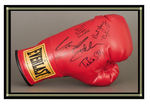 "ROCKY" STARS AUTOGRAPHED BOXING GLOVE W/STALLONE/OTHERS.
