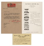 PULP MAGAZINE STORY REJECTION LETTER/NOTICE LOT.