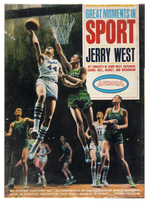 "AURORA GREAT MOMENTS IN SPORT - JERRY WEST" FACTORY-SEALED BOXED MODEL KIT.