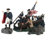 "GEORGE WASHINGTON" BUILT-UP STORE DISPLAY MODEL ISSUED BY AURORA.
