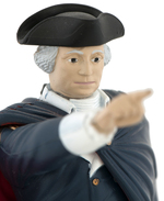 "GEORGE WASHINGTON" BUILT-UP STORE DISPLAY MODEL ISSUED BY AURORA.