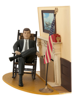"JOHN F. KENNEDY" BUILT-UP STORE DISPLAY MODEL ISSUED BY AURORA.