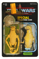 "STAR WARS - THE POWER OF THE FORCE" AMANAMAN CARDED ACTION FIGURE.