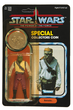 "STAR WARS - THE POWER OF THE FORCE" BARADA CARDED ACTION FIGURE.