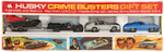"HUSKY CRIME BUSTERS GIFT SET" BOXED VEHICLE SET FEATURING BATMAN, JAMES BOND & MAN FROM U.N.C.L.E.