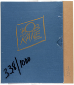 BOB KANE "BATMAN AND ME" SIGNED & NUMBERED DELUXE EDITION BOOK.