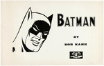 "BATMAN" DAILY STRIP PROMOTIONAL BOOK.