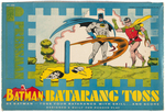 "BATMAN BATARANG TOSS" BOXED HORSESHOE GAME.
