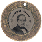 LINCOLN/HAMLIN FERROTYPE DeWITT # 1860-103.