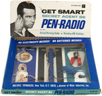 "GET SMART SECRET AGENT 86 PEN-RADIO" BOXED SET.