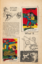 "SUPERMAN-TIM" SEPTEMBER 1947 MAGAZINE WITH STAMP.