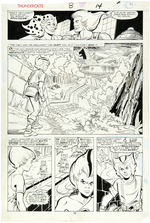 "THUNDERCATS" #8 JOSE DELBO COMIC BOOK PAGE ORIGINAL ART.