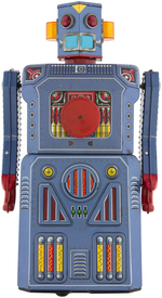 MASUDAYA "GANG OF FIVE - TARGET ROBOT" BATTERY-OPERATED TOY.
