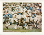 BALTIMORE COLTS - JOHNNY PRO KICK-OFF ACTION PUNCH-OUT PHOTOS."