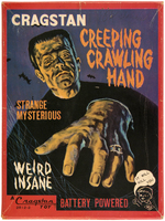 CRAGSTAN "CREEPING CRAWLING HAND" BOXED BATTERY-OPERATED TOY.
