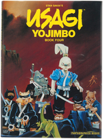 "USAGI YOJIMBO BOOK 4: THE DRAGON BELLOW CONSPIRACY" SIGNED & NUMBERED HARDCOVER WITH SKETCH.