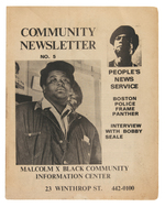 BLACK PANTHER PEOPLE'S NEWS SERVICE BOSTON "COMMUNITY NEWSLETTER NO.5"