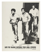 "SAVE THE SOLEDAD BROTHERS FROM LEGAL LYNCHING" CIVIL RIGHTS POSTER.