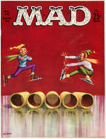 "MAD" #70 JOE ORLANDO "NUCLEAR JITTERS" CARTOON ORIGINAL ART.