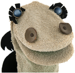 CECIL THE SEASICK SEA SERPENT SCREEN-USED "TIME FOR BEANY" PUPPET.