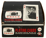 "THE MAN FROM U.N.C.L.E. PLAYING CARDS" DISPLAY BOX & CARDED DECK.