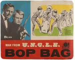 "MAN FROM U.N.C.L.E. BOP BAG" WITH HEADER CARD.