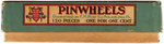 "PINWHEELS" CANDY BOX WITH BIPLANE & ZEPPELIN ART.