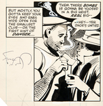 "DAREDEVIL" #185 COMIC BOOK PAGE ORIGINAL ART BY KLAUS JANSON.