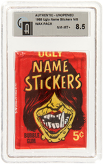"UGLY NAME STICKERS" O-PEE-CHEE UNOPENED GUM STICKERS WAX PACK GAI NM-MT+ 8.5.