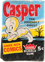 "CASPER" FLEER UNOPENED GUM CARD WAX PACK.