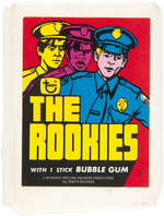 "THE ROOKIES" TOPPS TEST ISSUE GUM CARD WRAPPER.