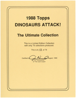 "DINOSAURS ATTACK THE ULTIMATE COLLECTION" TOPPS LIMITED EDITION SET.