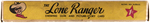 "THE LONE RANGER" GUM INC. VERY RARE 1¢ GUM CARD DISPLAY BOX.