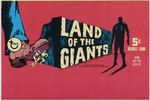 "LAND OF THE GIANTS" TOPPS VAULT DISPLAY BOX UNCUT SHEET.
